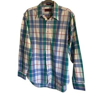 Chaps Ralph Lauren Men's Plaid Button Down Long Sleeve Shirt Classic Fit